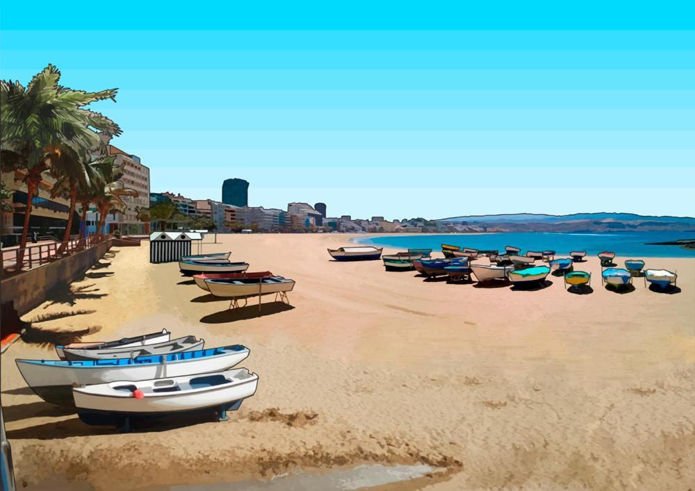 Primera Linea Playa Canteras With Sea View Las Palmas de Gran Canaria Exteriér fotografie